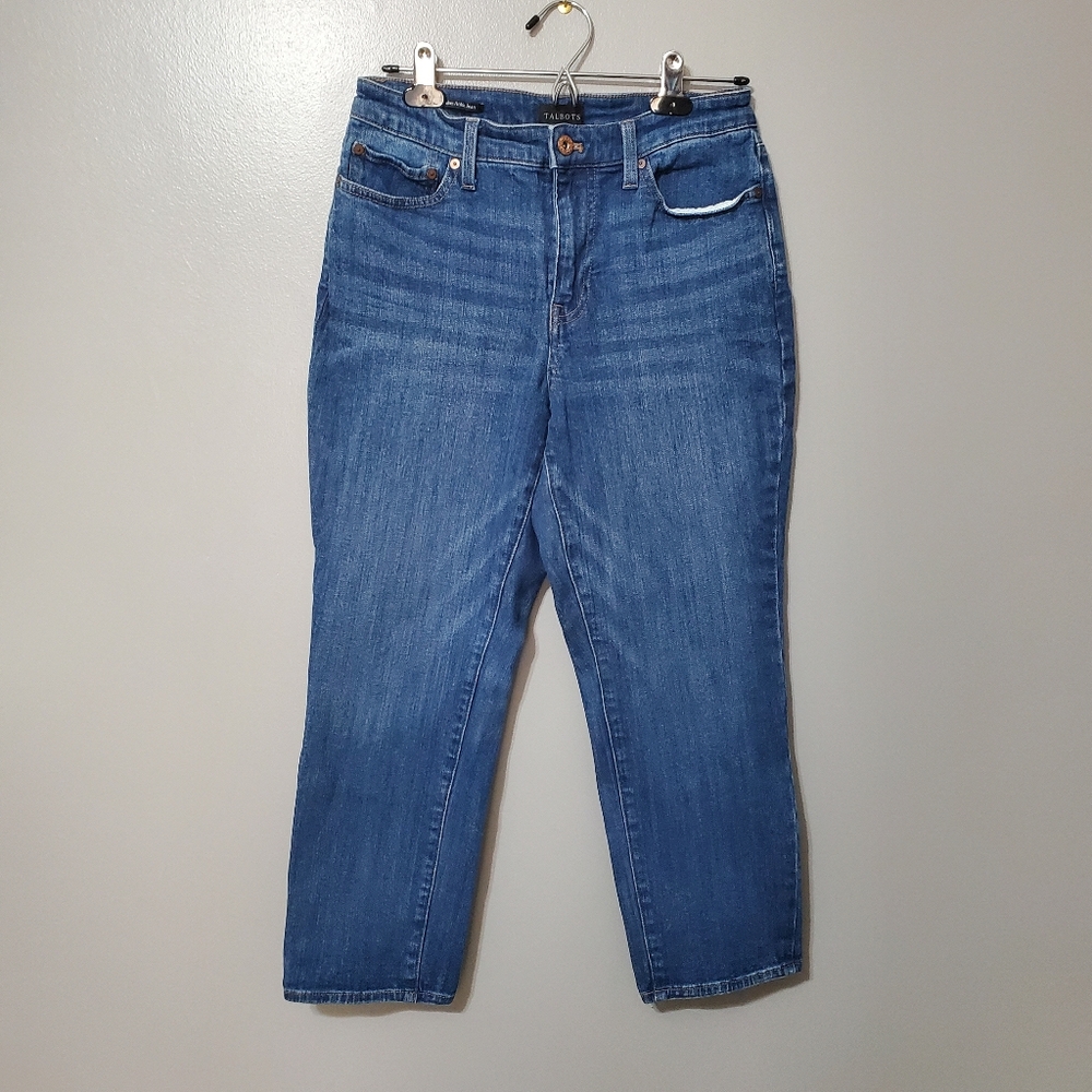Talbots Modern Ankle Jeans Womens Size 4P